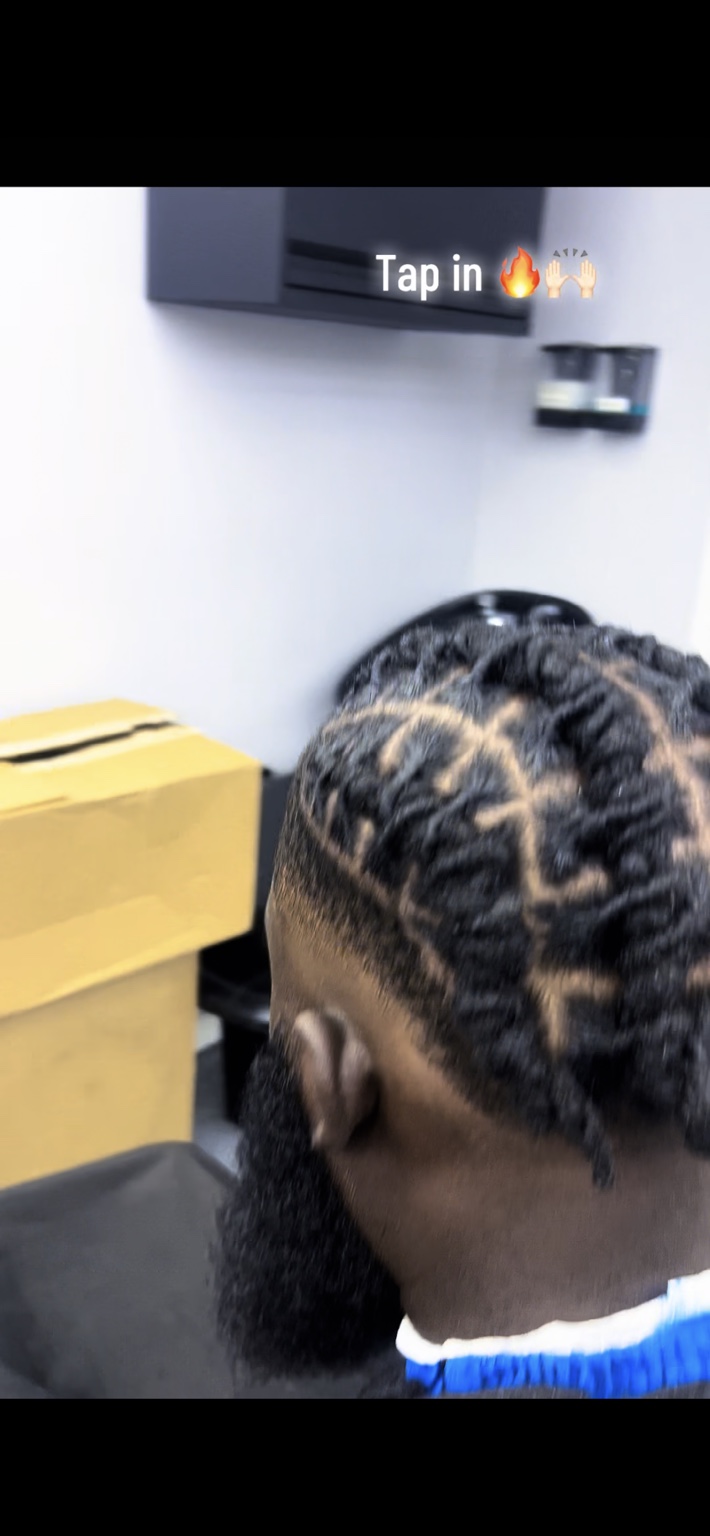 Fresh loc retwist and style